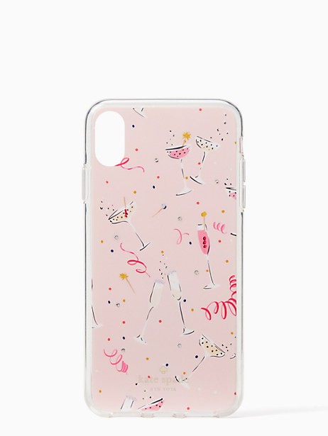 jeweled champagne iphone xs max case