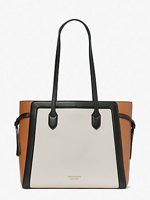 knott colorblocked large tote
