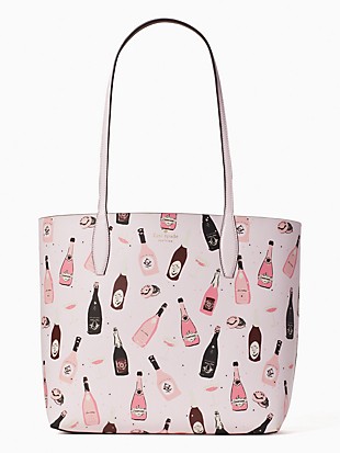 arch champagne large reversible tote
