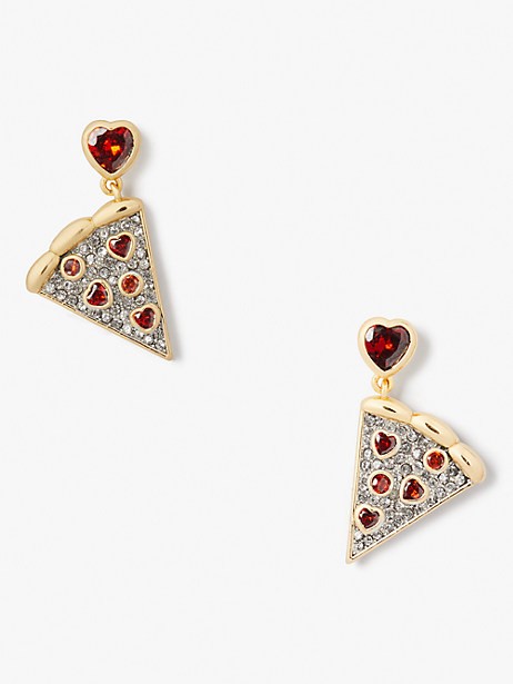 pizza my heart drop earrings