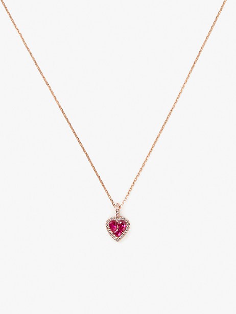 spell it out heart mini pendant