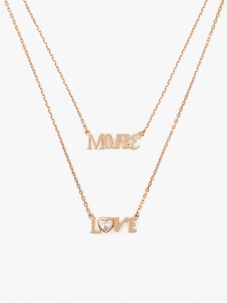 spell it our more love double pendant