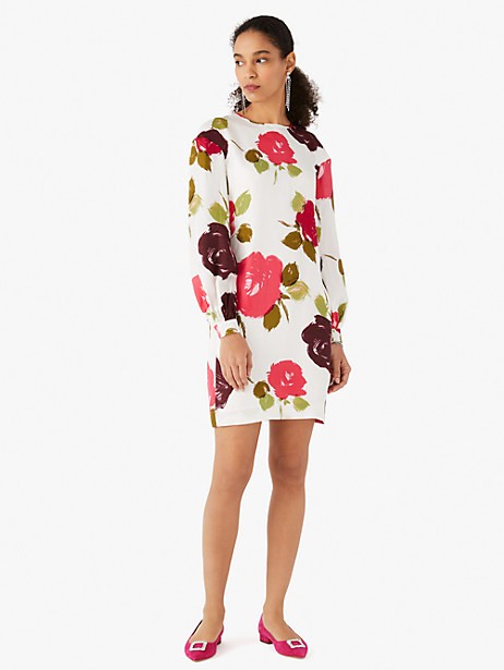 just rosy shift dress