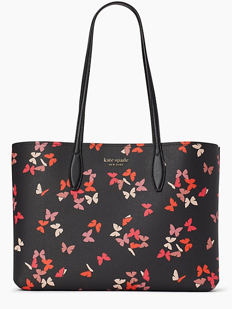 all day butterfly large tote