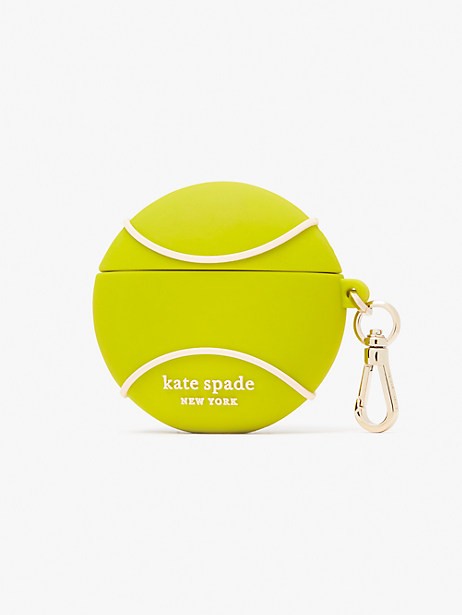 courtside silicone 3d tennis ball airpods pro case