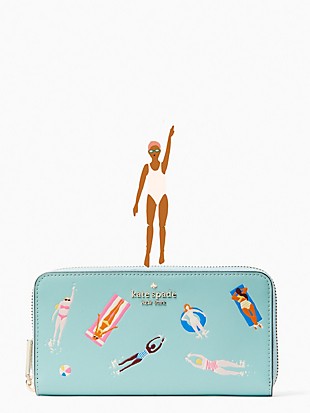 pool float large continental wallet