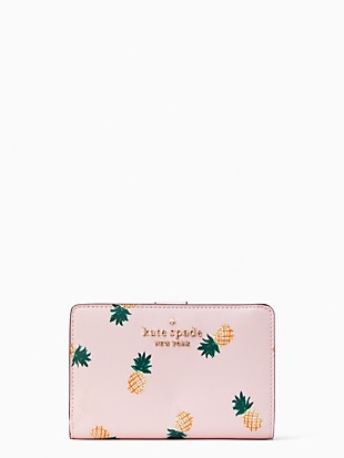 staci medium pineapple compact bifold wallet