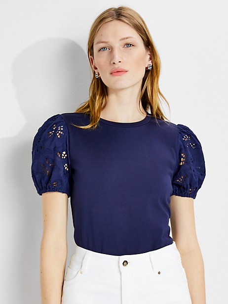 Butterfly Eyelet Tee