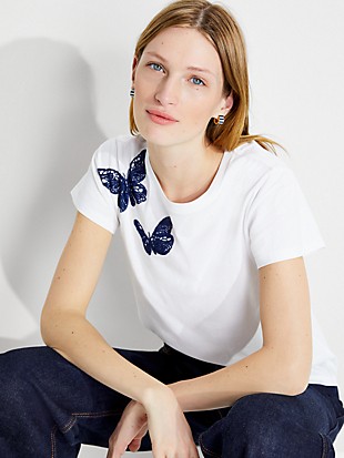 spring flight embroidered tee