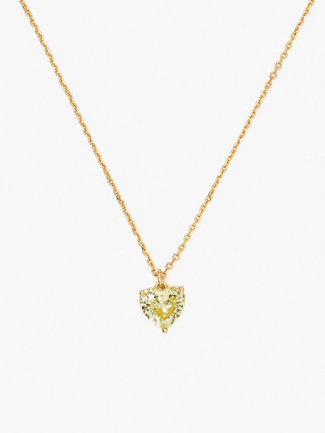 my love august heart pendant