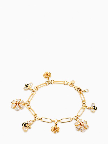 all abuzz stone bee charm bracelet