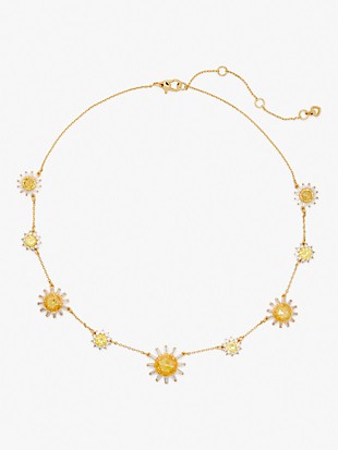 sunny scatter necklace