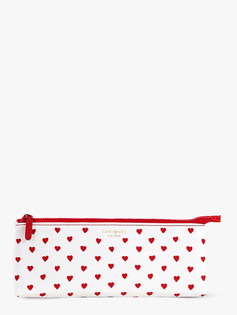 mini hearts pencil case