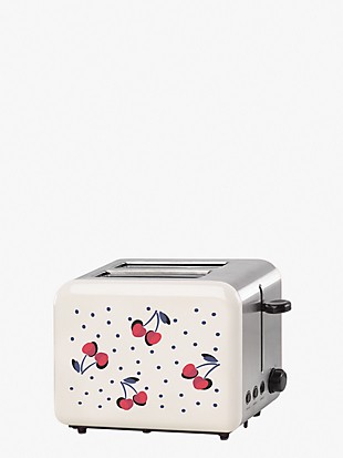 vintage cherry dot 2-slice toaster