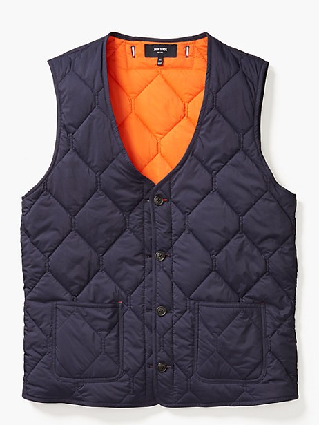 quilted 3-in-1 button out vest