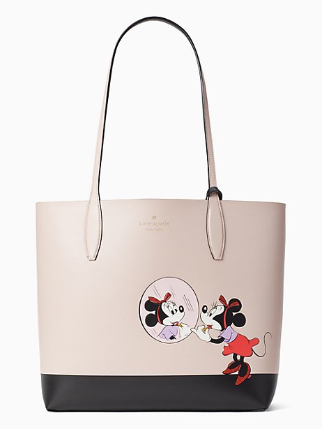 disney x kate spade new york minnie mouse large tote
