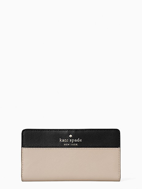 staci colorblock large slim bifold wallet