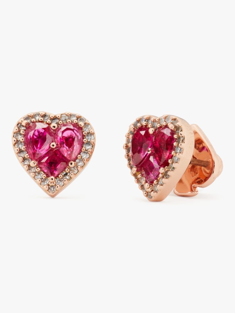 spell it out heart studs | Kate Spade New York