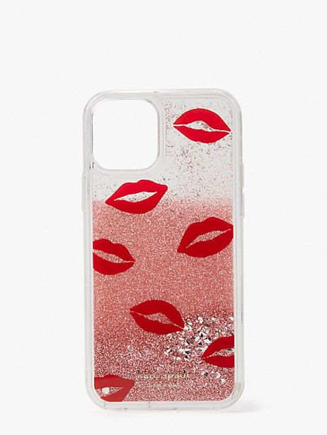 Lips Liquid Glitter Iphone 12/12 Pro Case