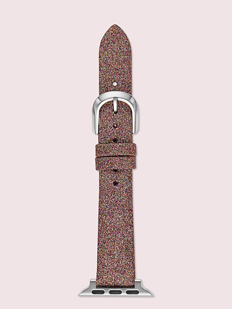 Rainbow Glitter Leather 38/40mm Band For Apple Watch®