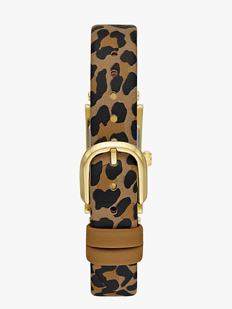 Brookville Leopard Leather Watch